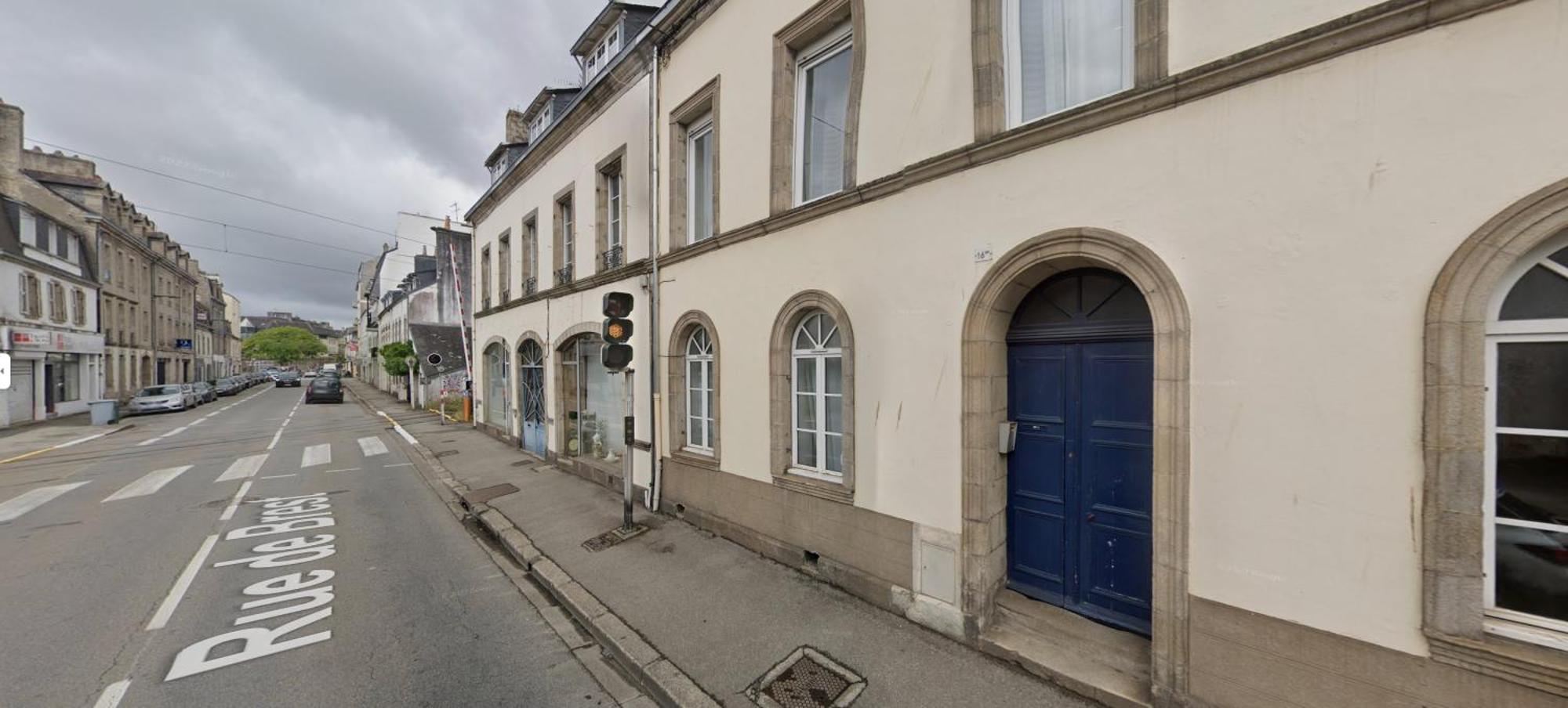 Le Noir Bois Et Blanc - Studio - Wifi - Centre Ville - Entree Autonome Quimper Eksteriør billede